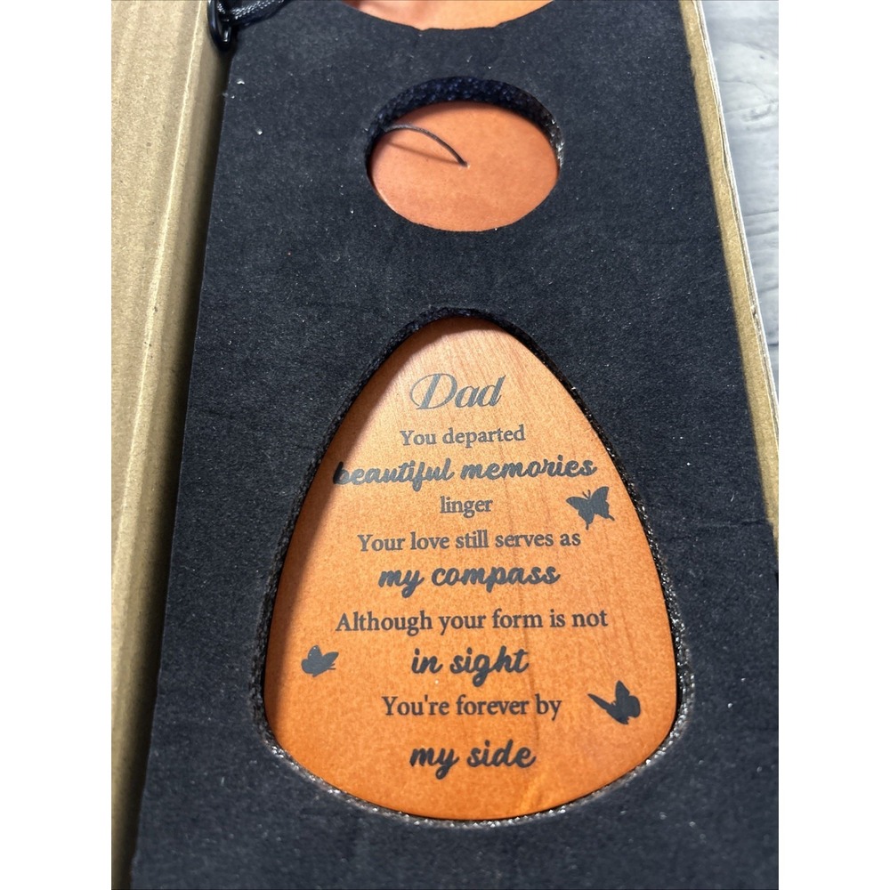 Wooden Wind Chime For Loss Of A Loved One (Father)